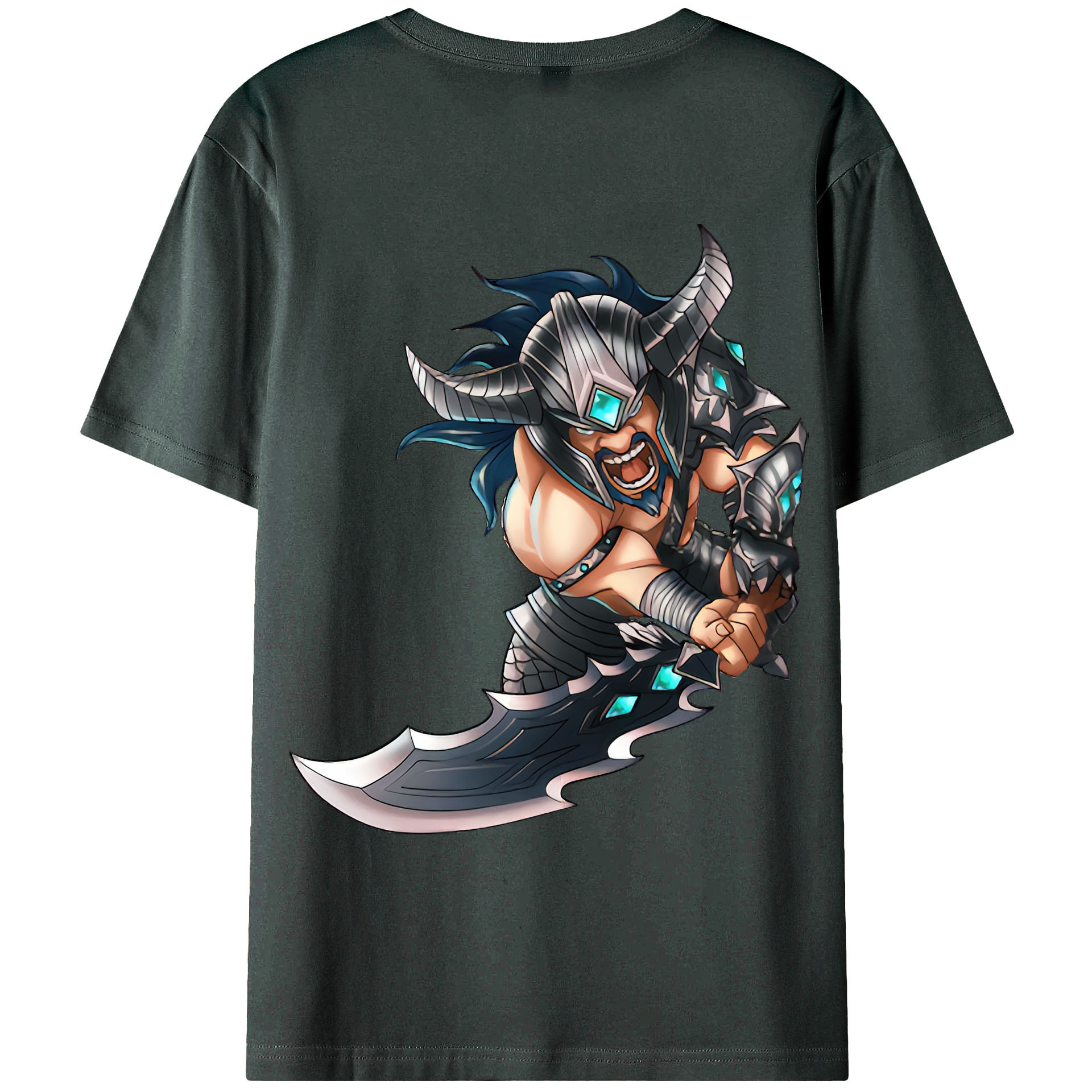 （画像用） リーグ・オブ・レジェンド League of Legends LOL 綿100％ メンズ半袖Tシャツ（バックプリント） 通気性